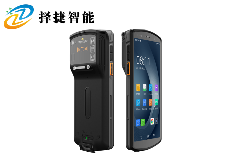 远距离UHF超高频RFID手持机是能够实现长距读取的RFID手持机,可以用RFID手持机读取电子标签-择捷智能RFID设备