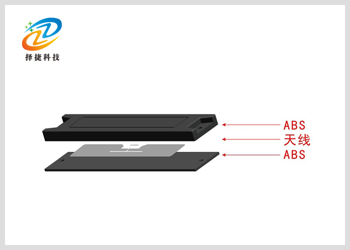ABS抗金属电子标签 155*32mm剖析展示图二