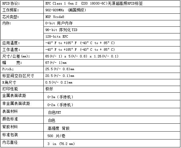 柔性抗金属标签可打印美标示意图1